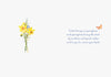 Wishing Well Studios Thinking Of You Easter Card, Daffodils Design