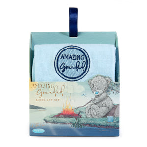 Me to You Tatty Teddy 'Amazing Grandad' Socks In Gift Box For Father's Day Or Birthday - Official Collection