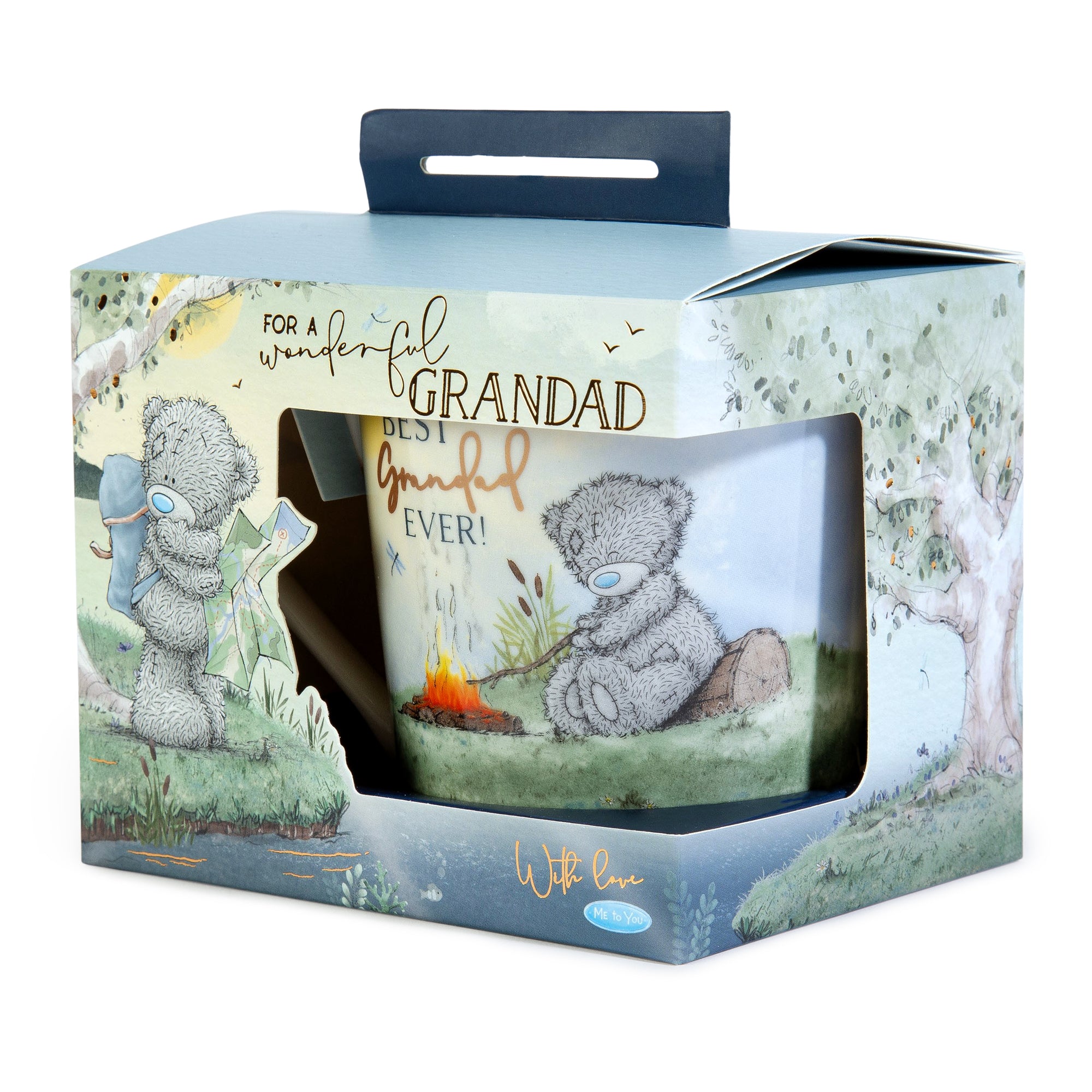 Me to You Tatty Teddy 'Best Grandad Ever!' Luxury Ceramic Boxed Mug For Father's Day Or Birthday - Official Collection