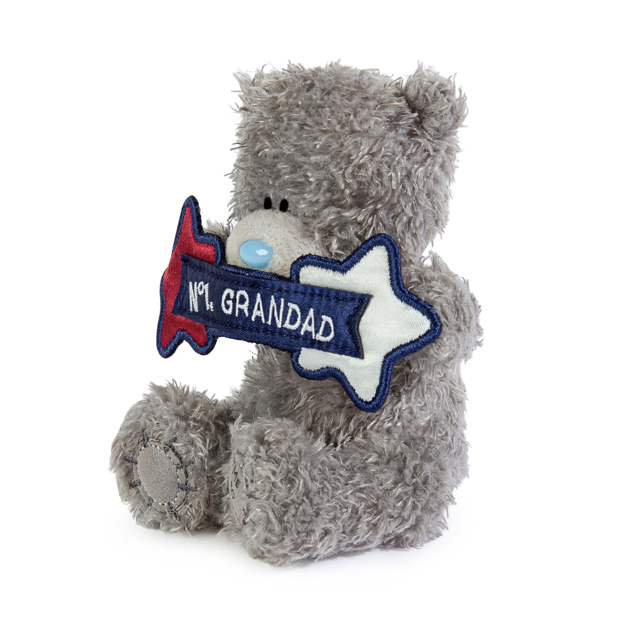Me to You Tatty Teddy Small Plush 'No.1 Grandad' Bear For Father's Day Or Birthday - Official Collection