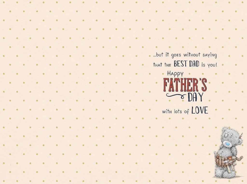 Me to You Tatty Teddy Father's Day Card 'To the Best Dad'
