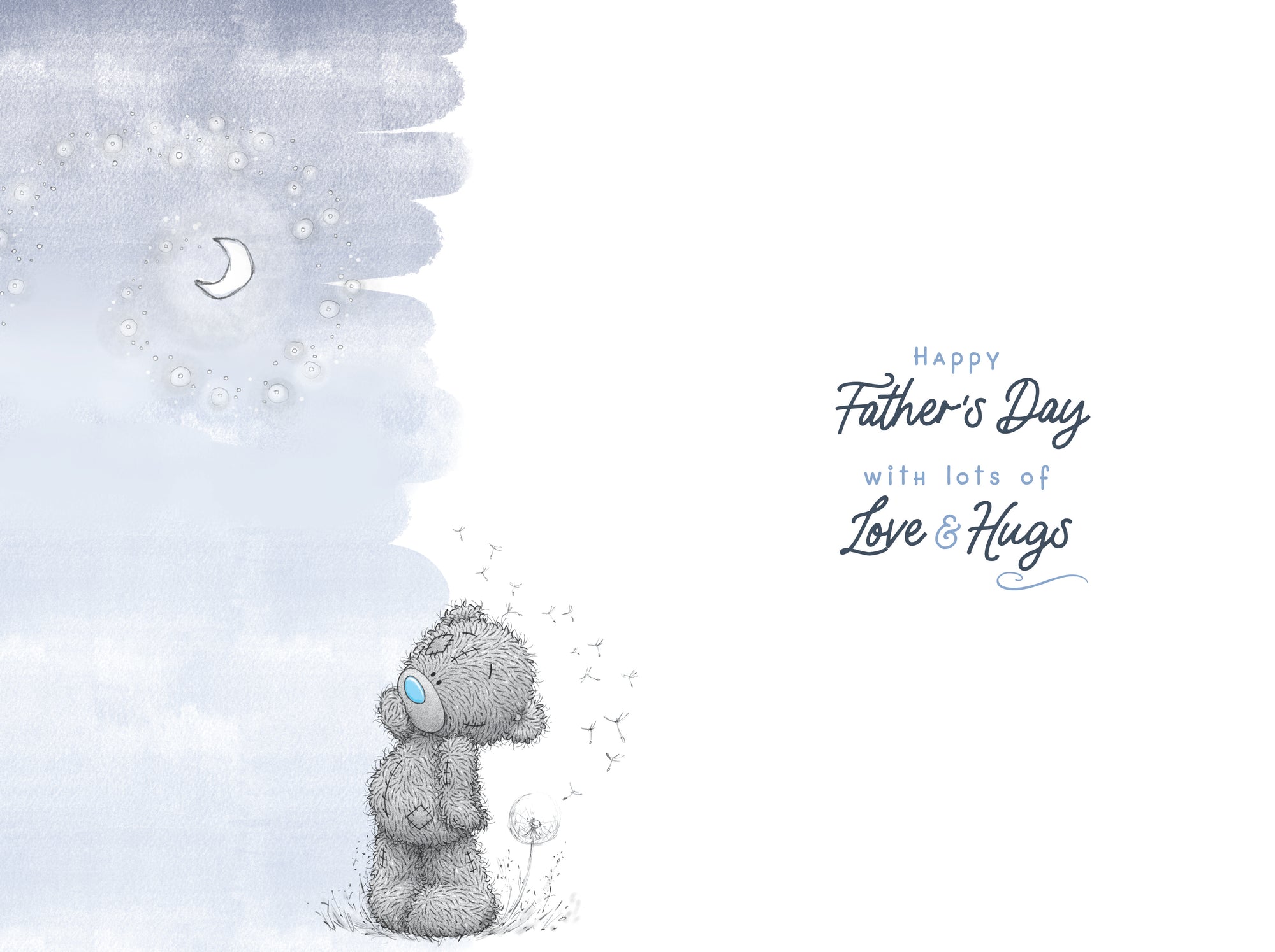 Me to You Tatty Teddy 'Moon And Back' Father's Day Card 6x9