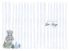 Me to You Father's Day Card From Your Son, Tatty Teddy On A Swing 6x9