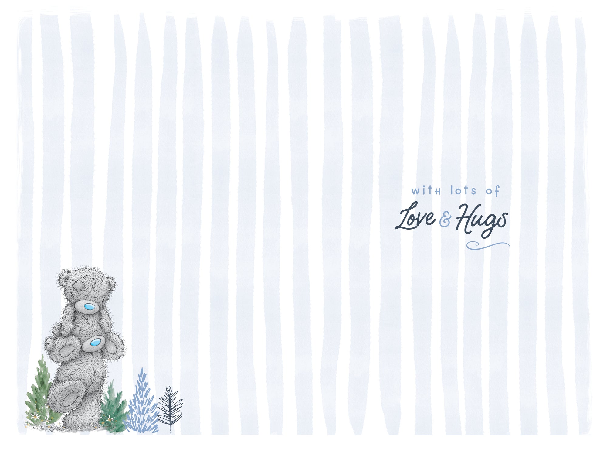 Me to You Father's Day Card From Your Son, Tatty Teddy On A Swing 6x9