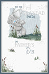 Me to You Tatty Teddy Grandad Father's Day Greeting Card, Tatty Teddy Bear With Best Trophy, 6x9 Inches - Official Collection