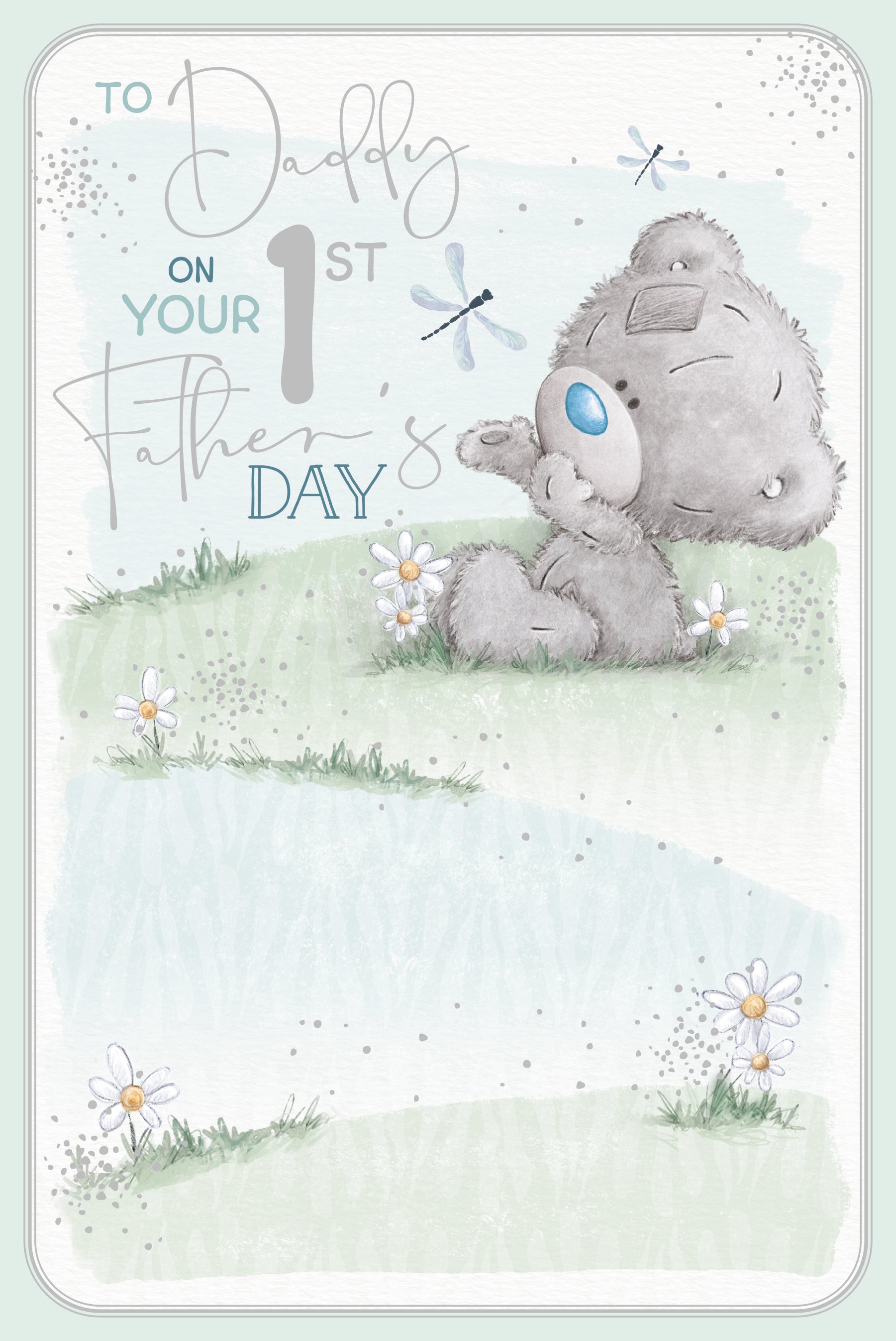 Me to You Tiny Tatty Teddy First Father's Day, 6 x 9 inches Father's Day Card