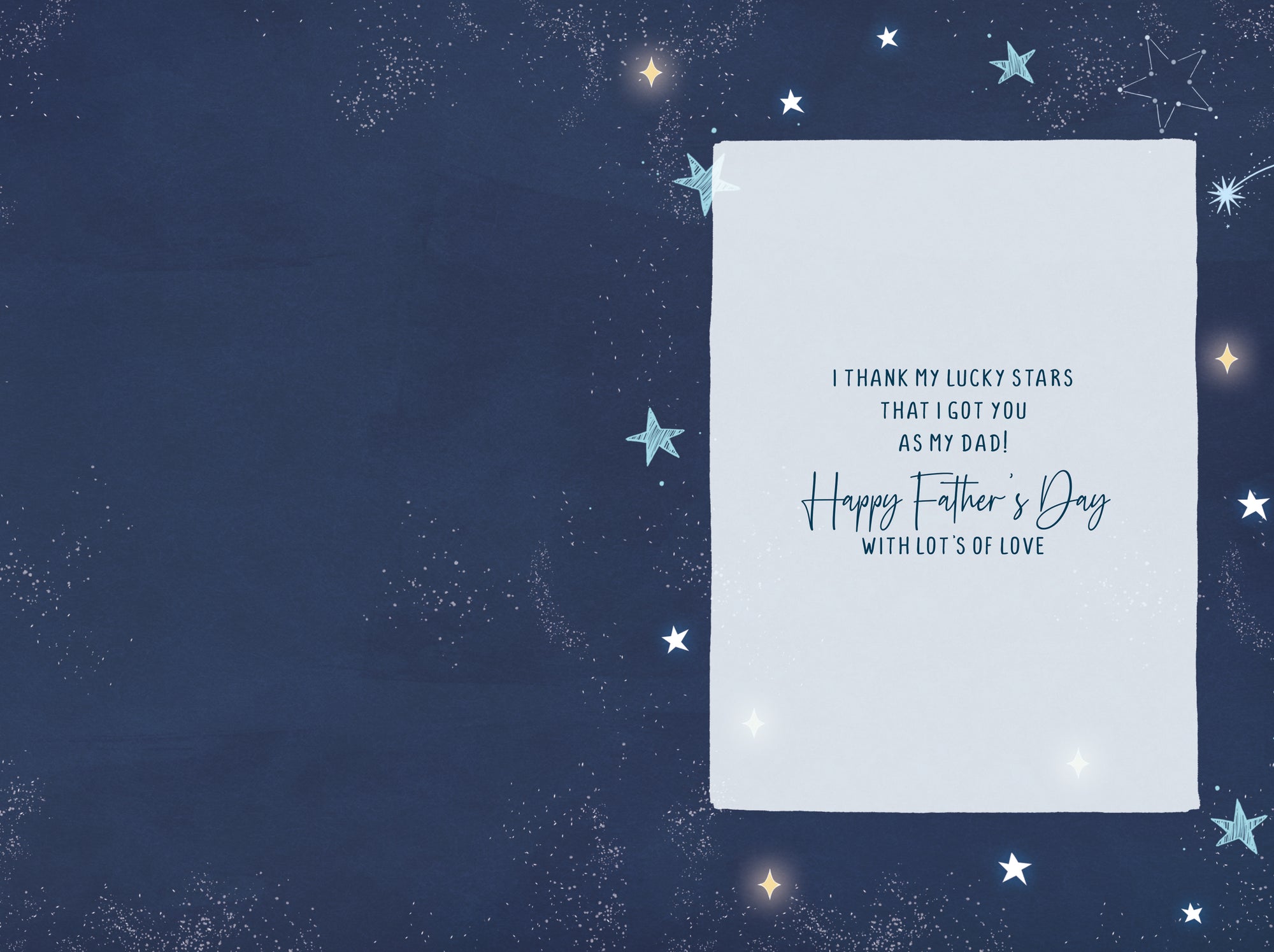 To The Greatest Dad, You're One In A Million Luxury Father's Day Card by Wishing Well Studios, 6 x 9 Inches