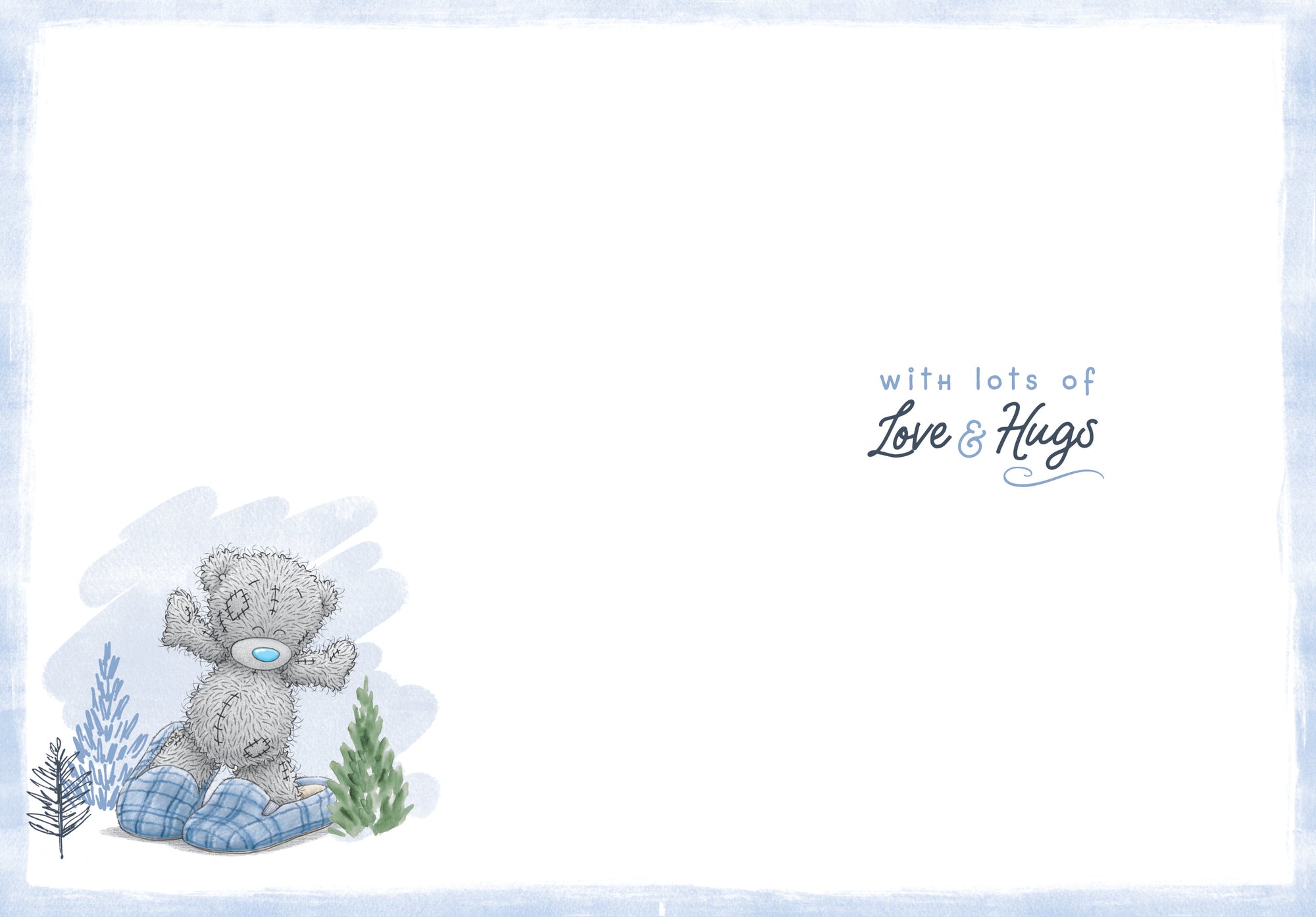 Me to You Tatty Teddy Father's Day Card From Your Grandson 5x7