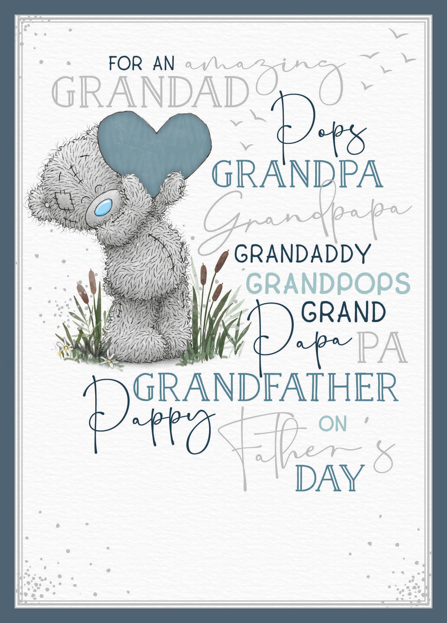 Me to You Father's Day card for every Amazing Grandad, Grandpa, Pops, Pa, Grandpa, Grandfather, Pappy, Grandaddy, Grandpops 5 X 7 inches - Official Collection