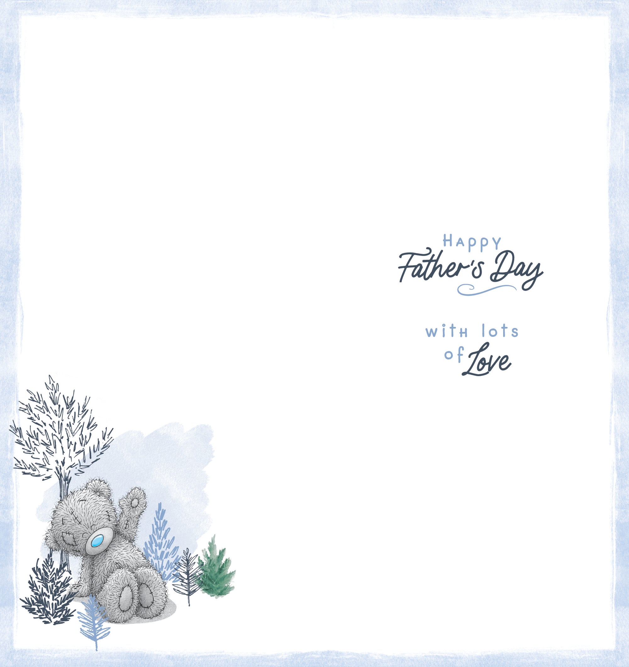 Me to You Father's Day Card Tatty Teddy Posting Letter 4x8