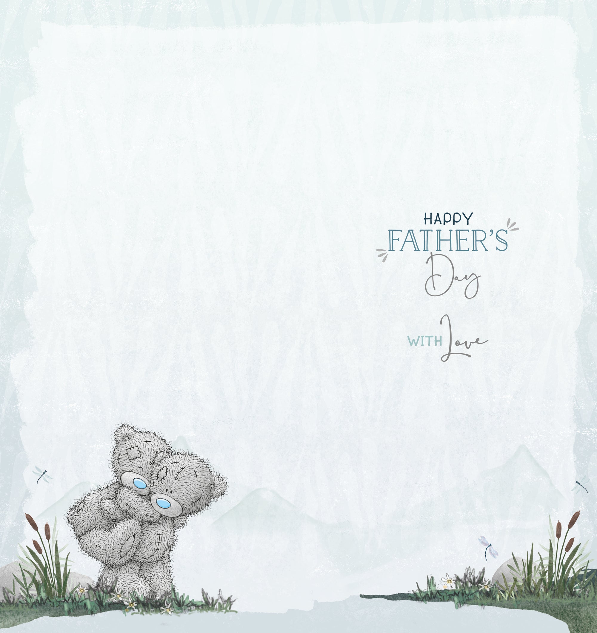 Me to You Tatty Teddy Dad Letters Card For Father's Day, 5 x 7 Inches - Official Collection