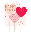 Luxury Foiled Anniversary Congratulations Card - Contemporary Greeting Card, Botanique Range by Hotchpotch London 6 x 6