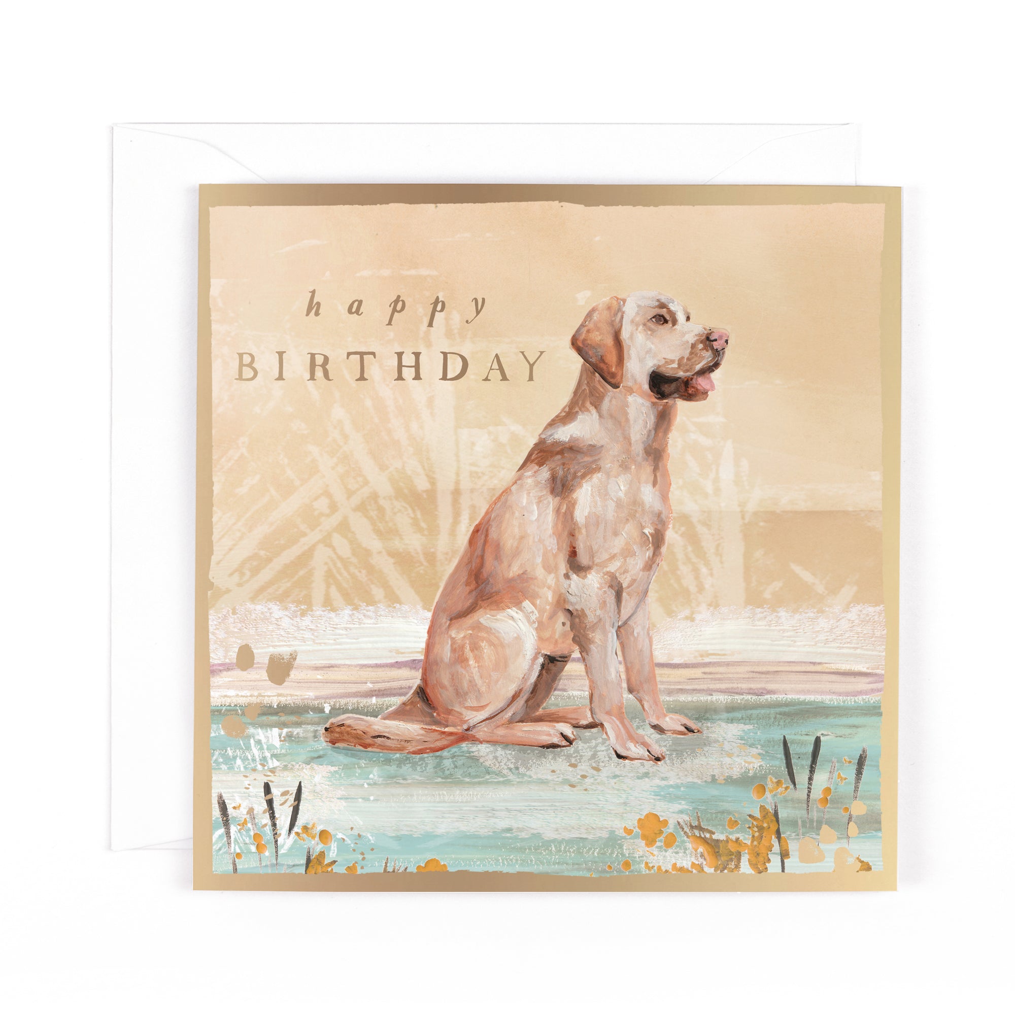 Hotchpotch Happy Birthday Premium Fine Art Greetings Card, 6 X 6  Inches