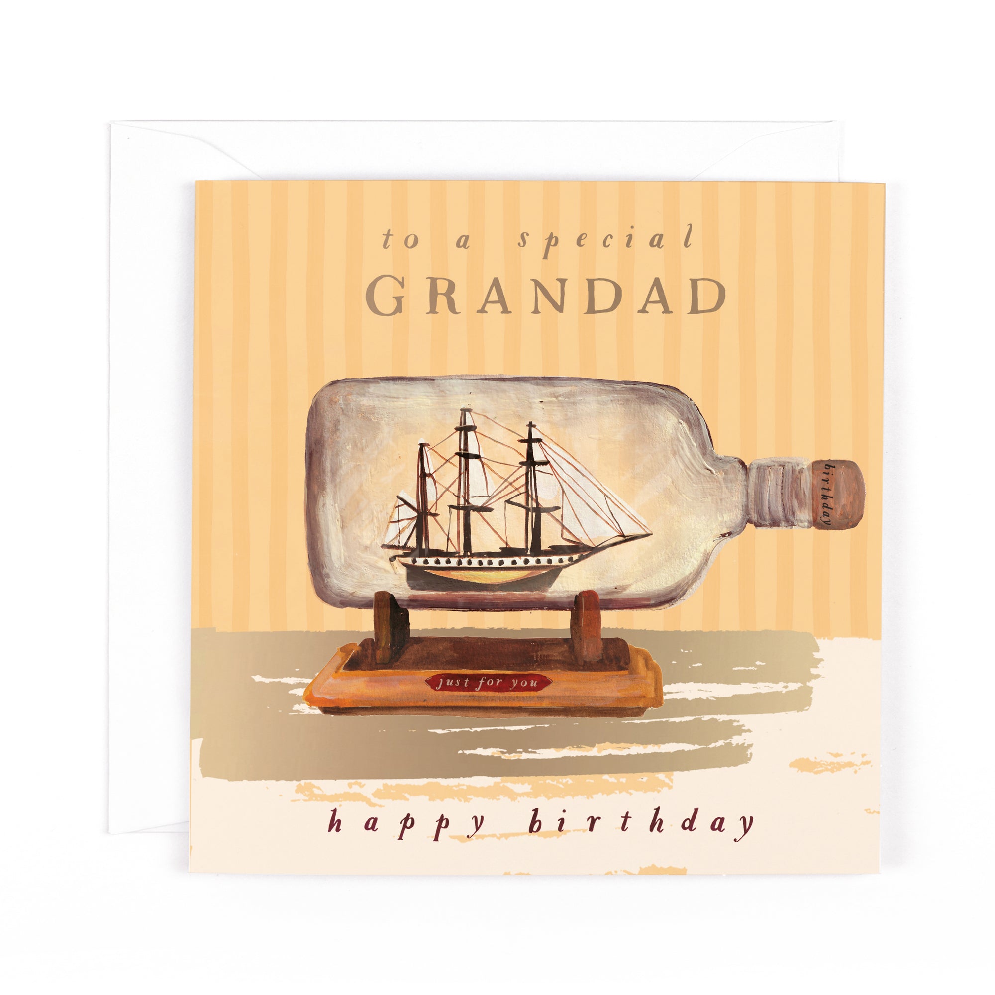 Hotchpotch Special Grandad Luxury Foiled Birthday Card, 6 X 6 Inches