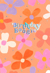Birthday Boogie Greetings Card From The Funky Town Collection by Hotchpotch London