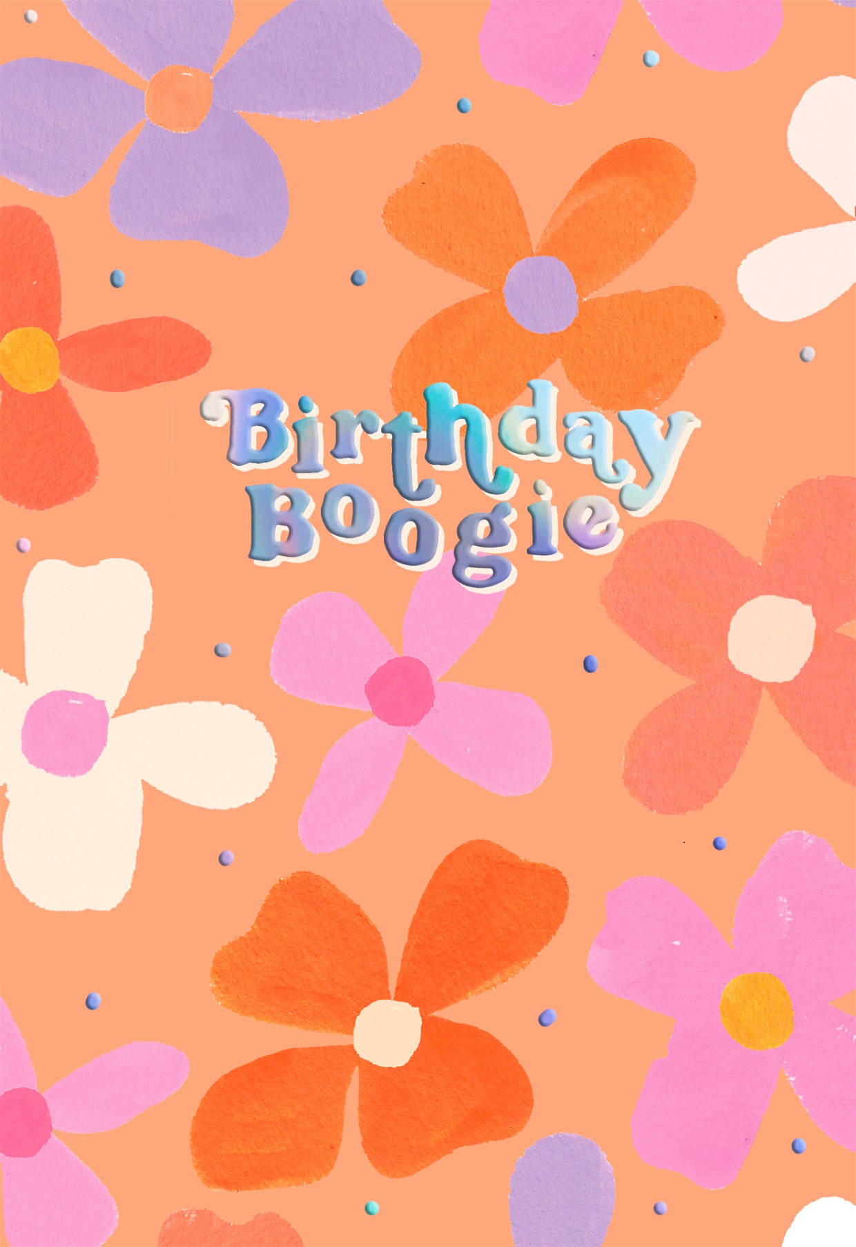 Birthday Boogie Greetings Card From The Funky Town Collection by Hotchpotch London