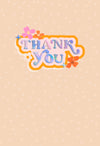 Hotchpotch Funky Thank You Card With Holographic Foil And 1970s-Style Patterns - Funky Town Greeting Card London Size 4 x 6 inches