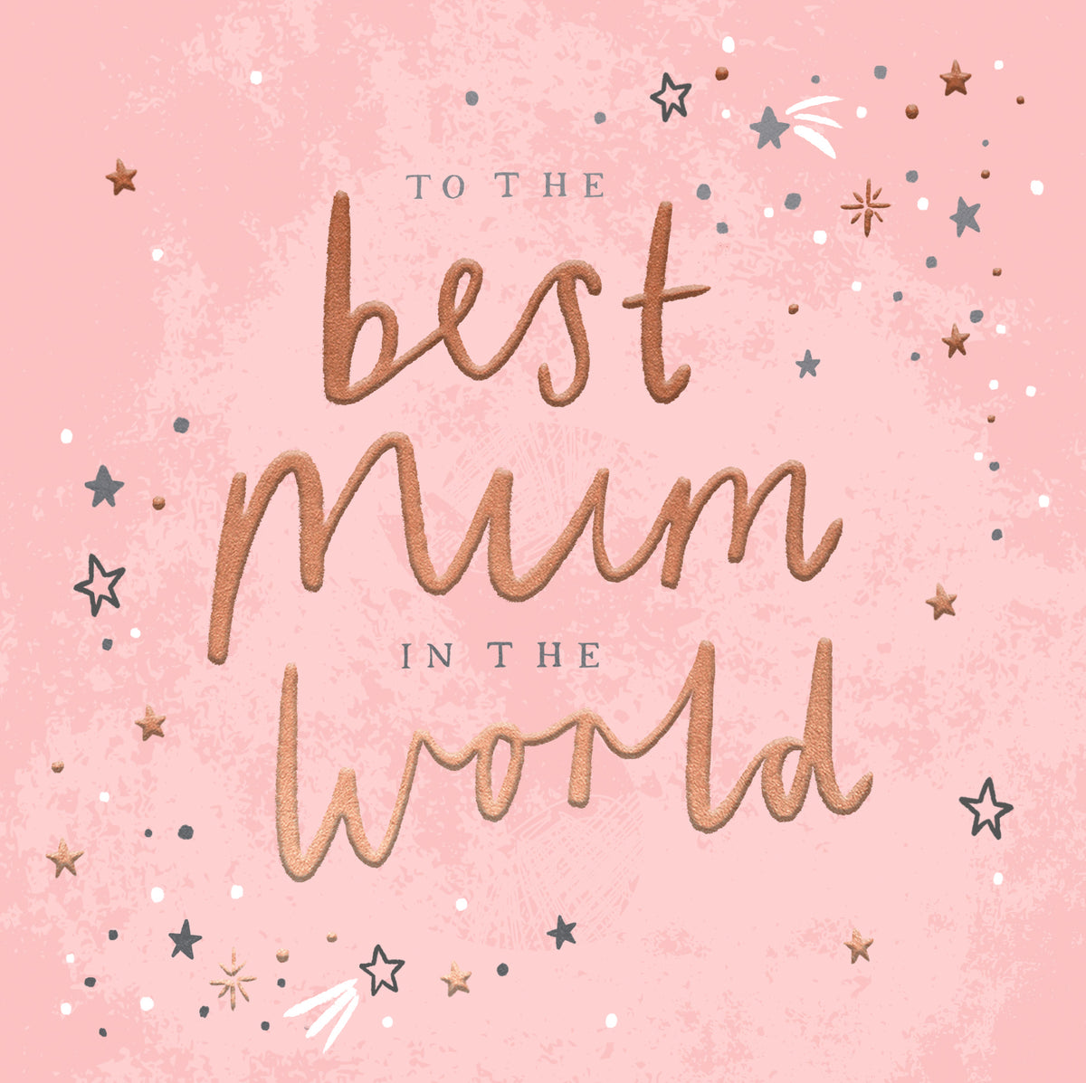 Contemporary Foiled Mother's Day Card For Best Mum In The World - Anis ...