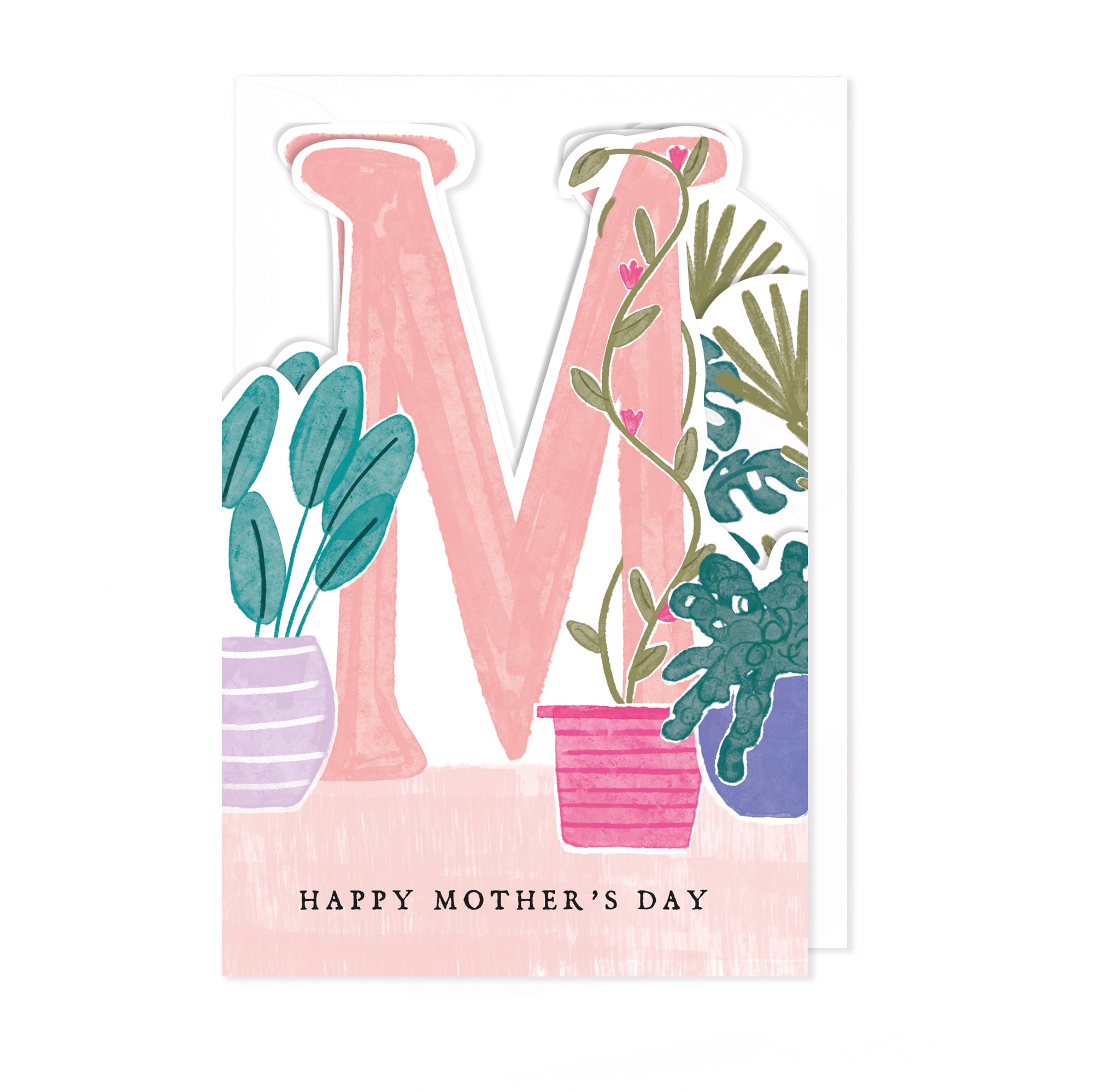 Luxury Handmade Fold-Out Three Panel Mother's Day Card For Mum - by Hotchpotch London