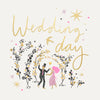 Hotchpotch Wedding Day Luxury Foiled Greetings Card, 6 X 6 Inches
