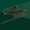 Luxury Foiled Birthday Card 'Time to Celebrate'  - Pocket Square Greeting Card by Hotchpotch London