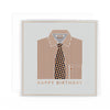 Luxury Foiled Birthday Card 'Dapper Bloke'  - Pocket Square Greeting Card by Hotchpotch London