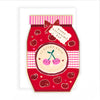 Perfect Pair' Valentine's Day Card With Gold Foil And Neon Ink, Cutie Pie Design by Hotchpotch London Size 4 x 6 inches