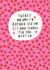 Hotchpotch London Funny Tik Tok Valentine's Card With Red Envelope, 5 x 7 Inches