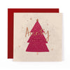 Hotchpotch Luxury Christmas Card To Your Aunty, Christmas Tree, Modern Contemporary Greeting Card From Hotchpotch, 6 X 6 Inches