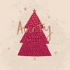 Hotchpotch Luxury Christmas Card To Your Aunty, Christmas Tree, Modern Contemporary Greeting Card From Hotchpotch, 6 X 6 Inches