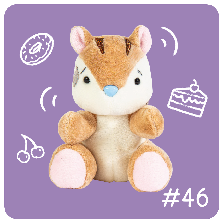 My Blue Nose Friends No.46 Nibbles the Chipmunk Cute Collectable