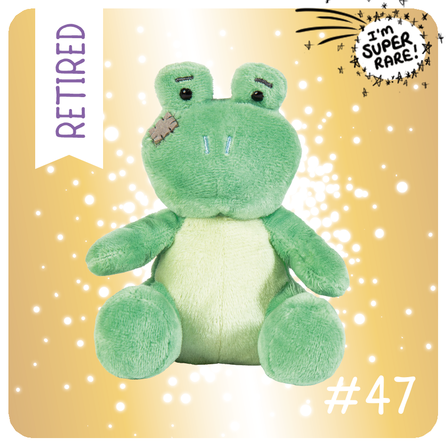 My Blue Nose Friends No.47 Filip the Frog Cute Collectable Beanie *Limited Edition*