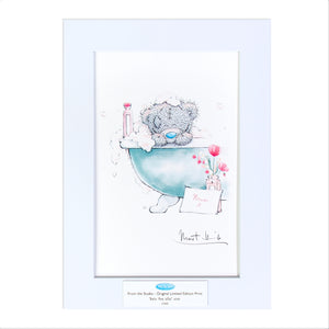 Me to You 'Bathtime Bliss' From the Studio Limited Edition A4 Print