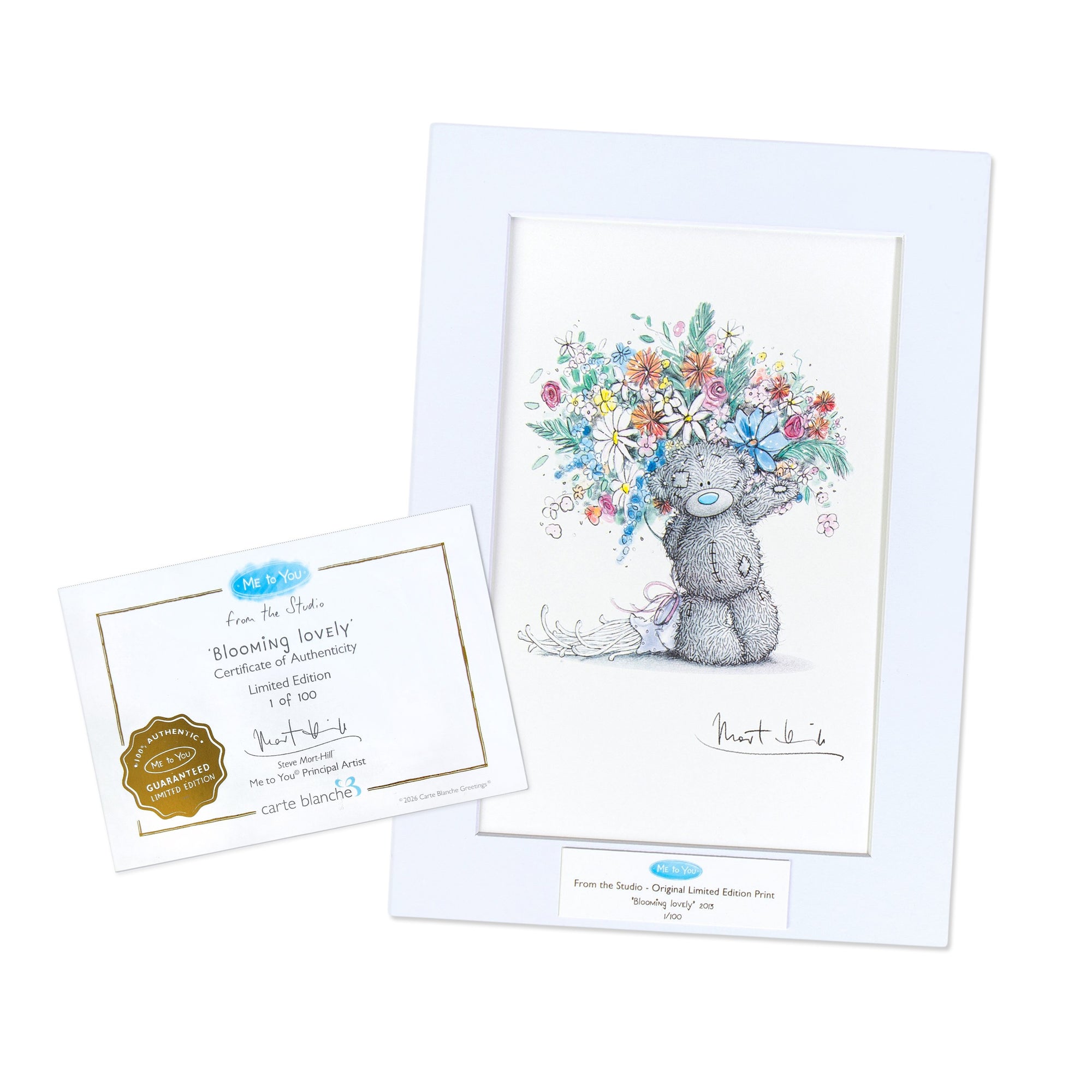 Me to You 'Blooming Lovely' From the Studio Limited Edition A4 Print