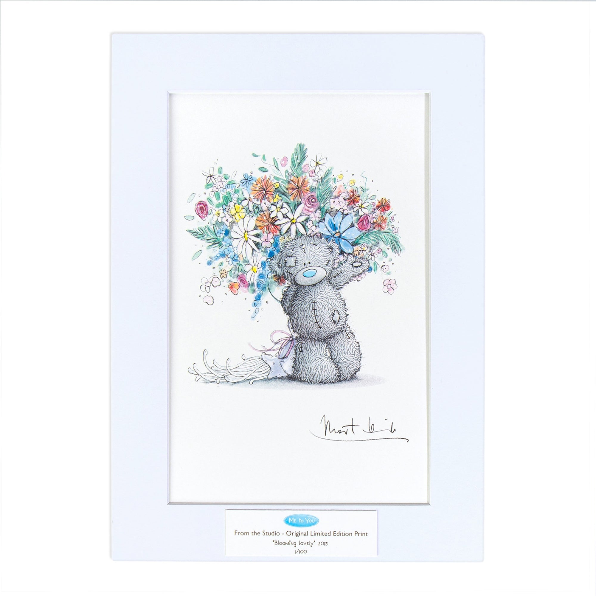 Me to You 'Blooming Lovely' From the Studio Limited Edition A4 Print