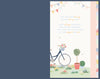 Luxury Hand Finished Mother's Day Card For A Special Mum, Bicycle And Flowers With Raffia Bow And Foil Detail, By Wishing Well Studios, Size 7 x 11 Inches