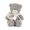 Me to You Tatty Teddy 'Amazing Mum' 10cm Plush Bear With Embroidered Flower - Official Mother's Day Gift Collection