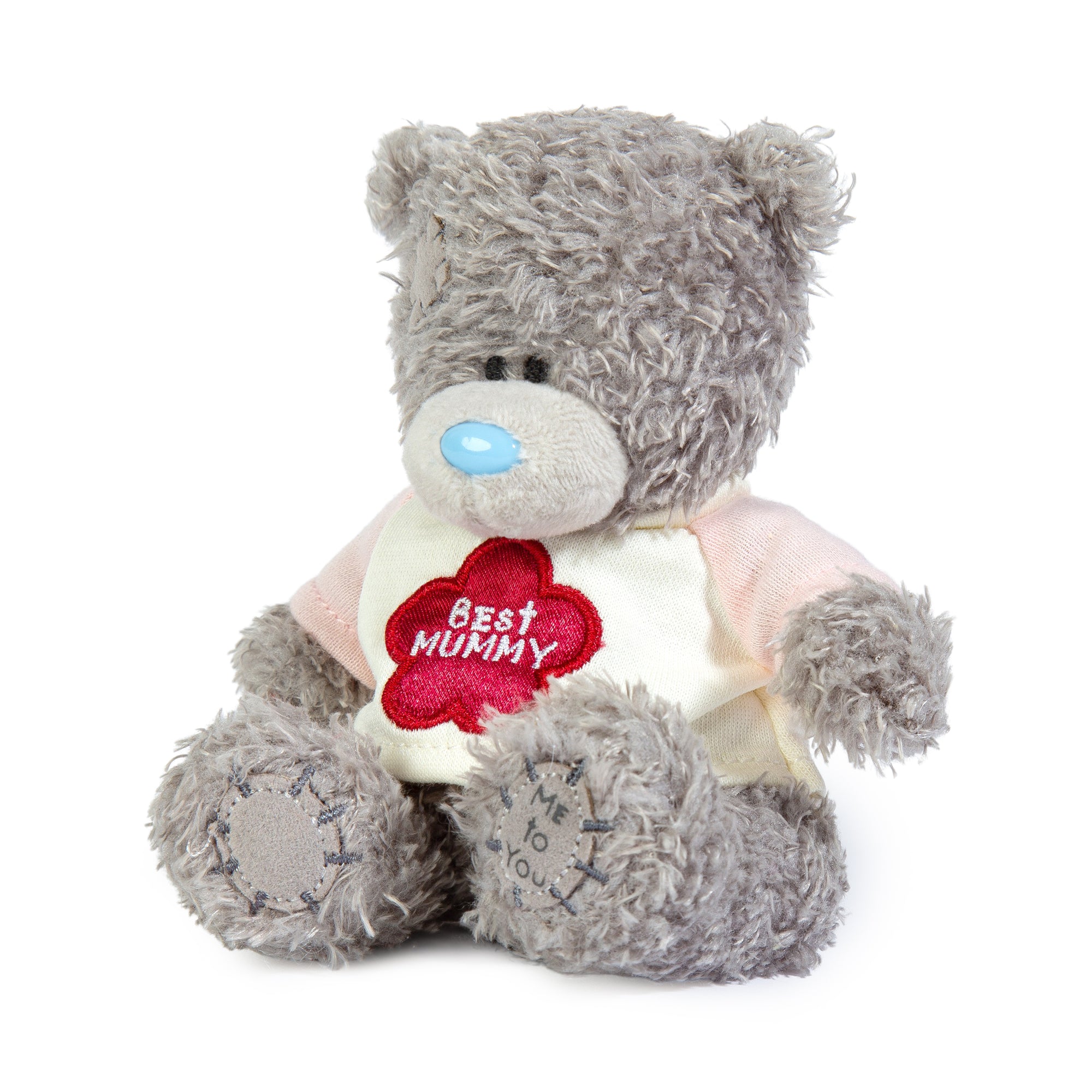Me to You Tatty Teddy 'Best Mummy Ever' 10cm Plush Bear With Satin Tag - Official Mother's Day Gift Collection