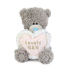 Me to You Tatty Teddy 'Lovely Nan' 10cm Plush Bear With Satin Banner - Official Mother's Day Gift Collection