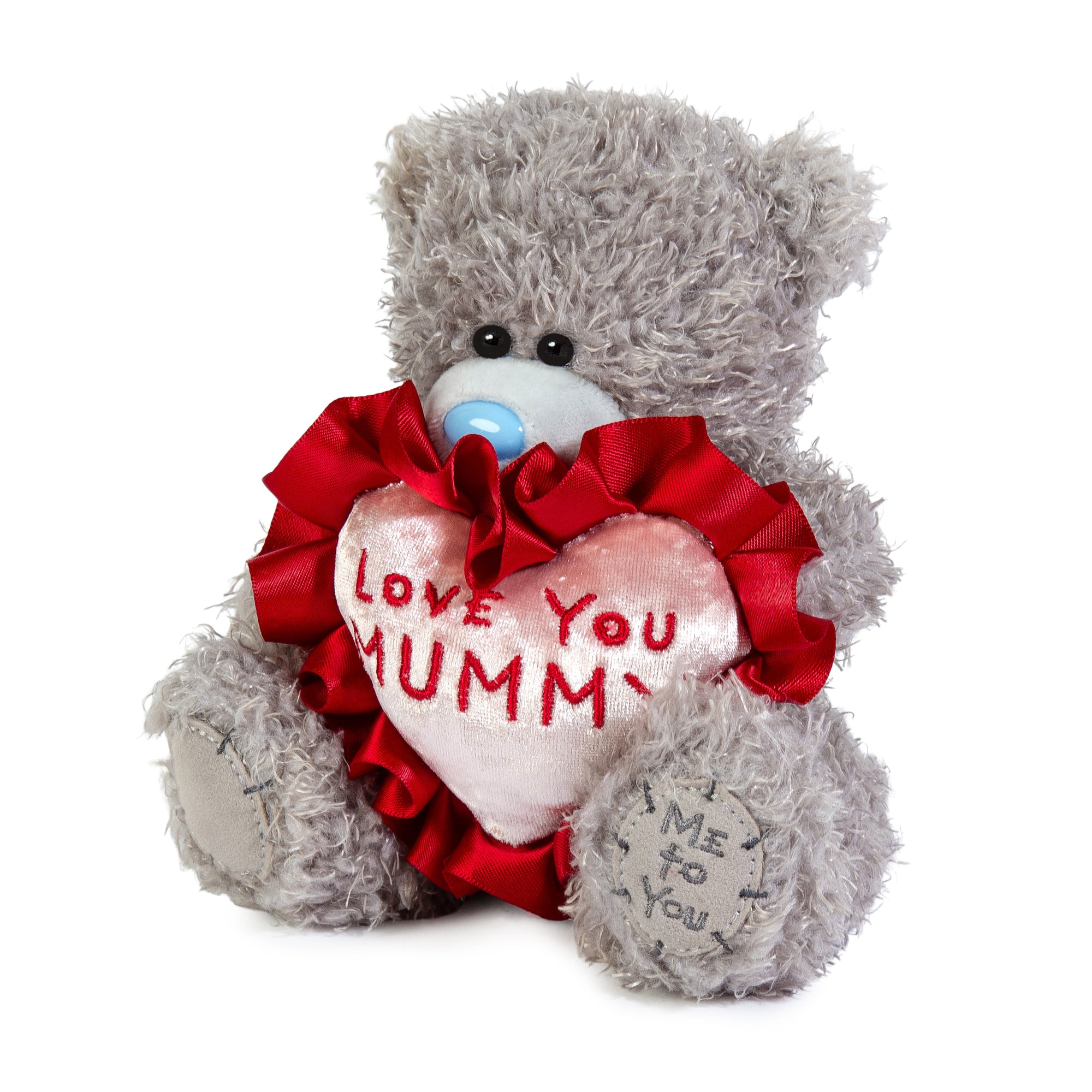 Me to You Tatty Teddy 15cm Plush Bear Holding 'Love You Mummy' Flower - Official Mother's Day Collection