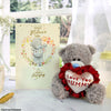 Me to You Tatty Teddy 15cm Plush Bear Holding 'Love You Mummy' Flower - Official Mother's Day Collection