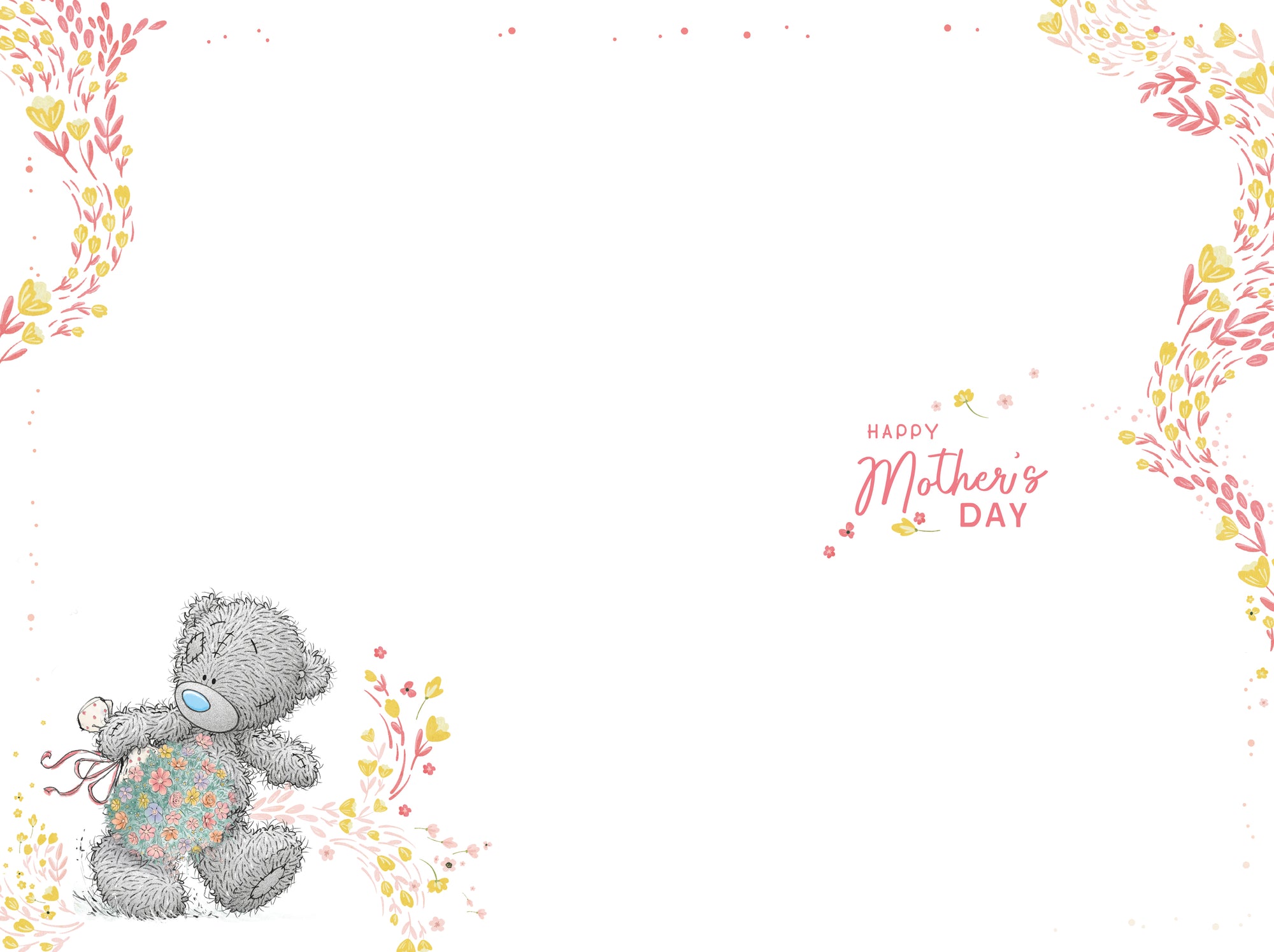Me to You Bear Mum I'd Pick You Mother's Day Card 6 x 9