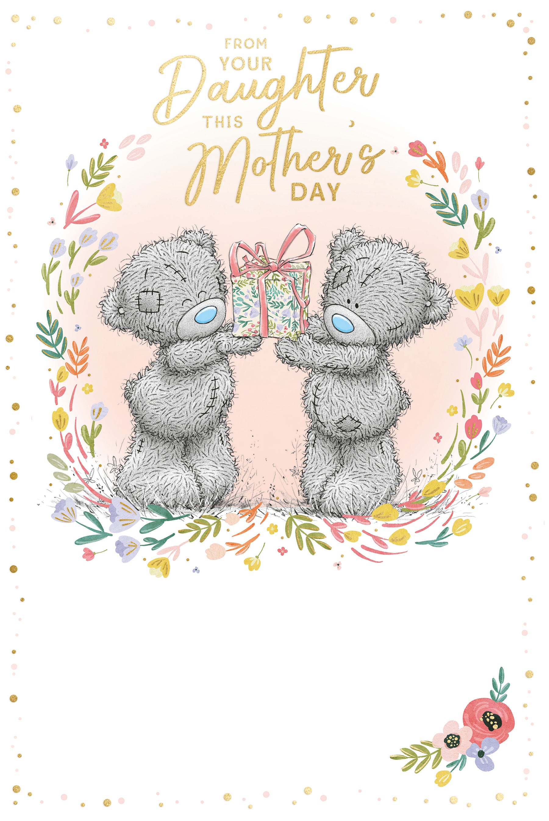 Me to You Tatty Teddy Mother's Day Card 'From Your Daughter This Mother's Day' 6 x 9
