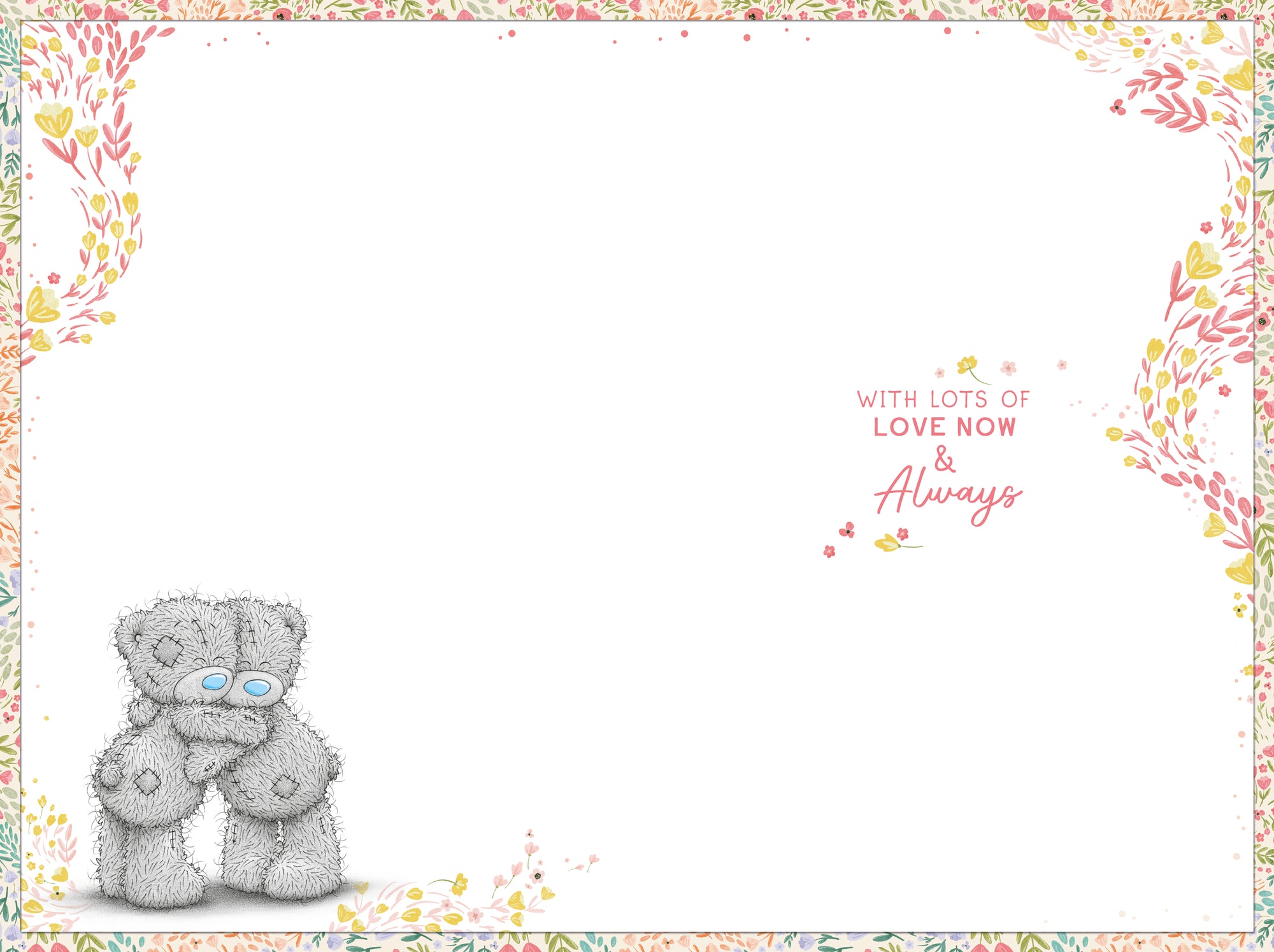 Me to You Tatty Teddy 'From Your Daughter And Son-In-Law' Luxury Gold Foil Mother's Day Card, 6 X 9 Inches - Official Collection