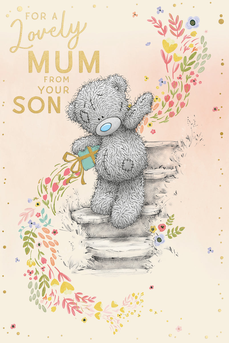 Me to You Tatty Teddy Mother's Day Card From Your Son 6 x 9" - Officia ...