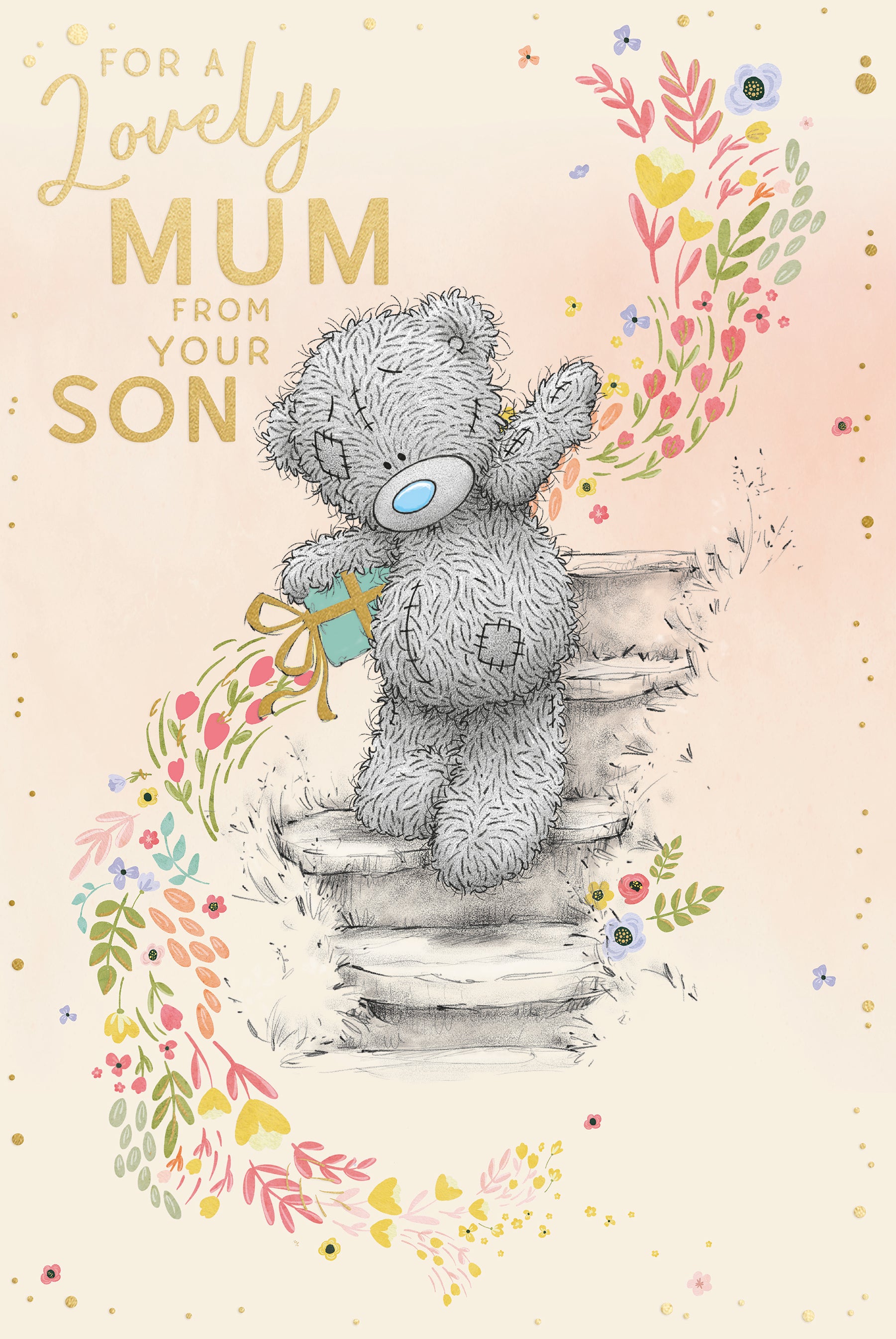 Me to You Tatty Teddy Mother's Day Card From Your Son 6 x 9
