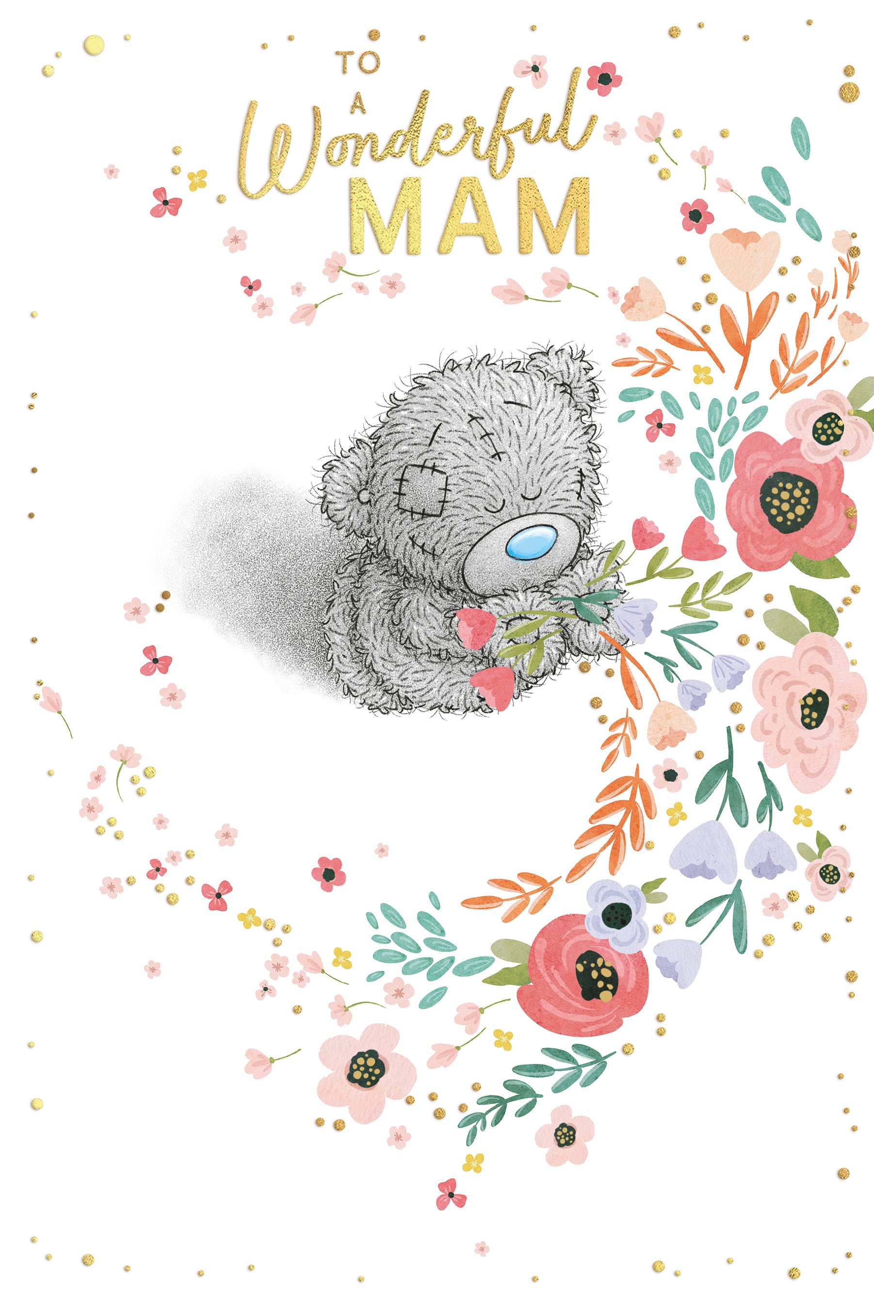 Me to You Tatty Teddy 'To A Wonderful Mam' Mother's Day Card 6 x 9
