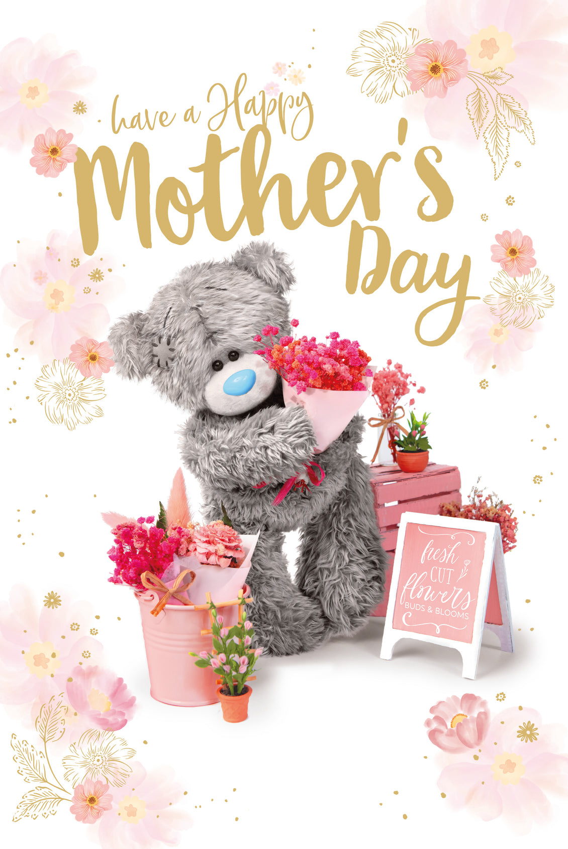 Me To You Tatty Teddy 'Just For You, Mammy' Mother's Day Card 5 X 9" - | Me To You