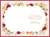 Beautiful Mother's Day Card With Verse And Floral Artwork by Wishing Well Studios, Size 6 x 9 Inches