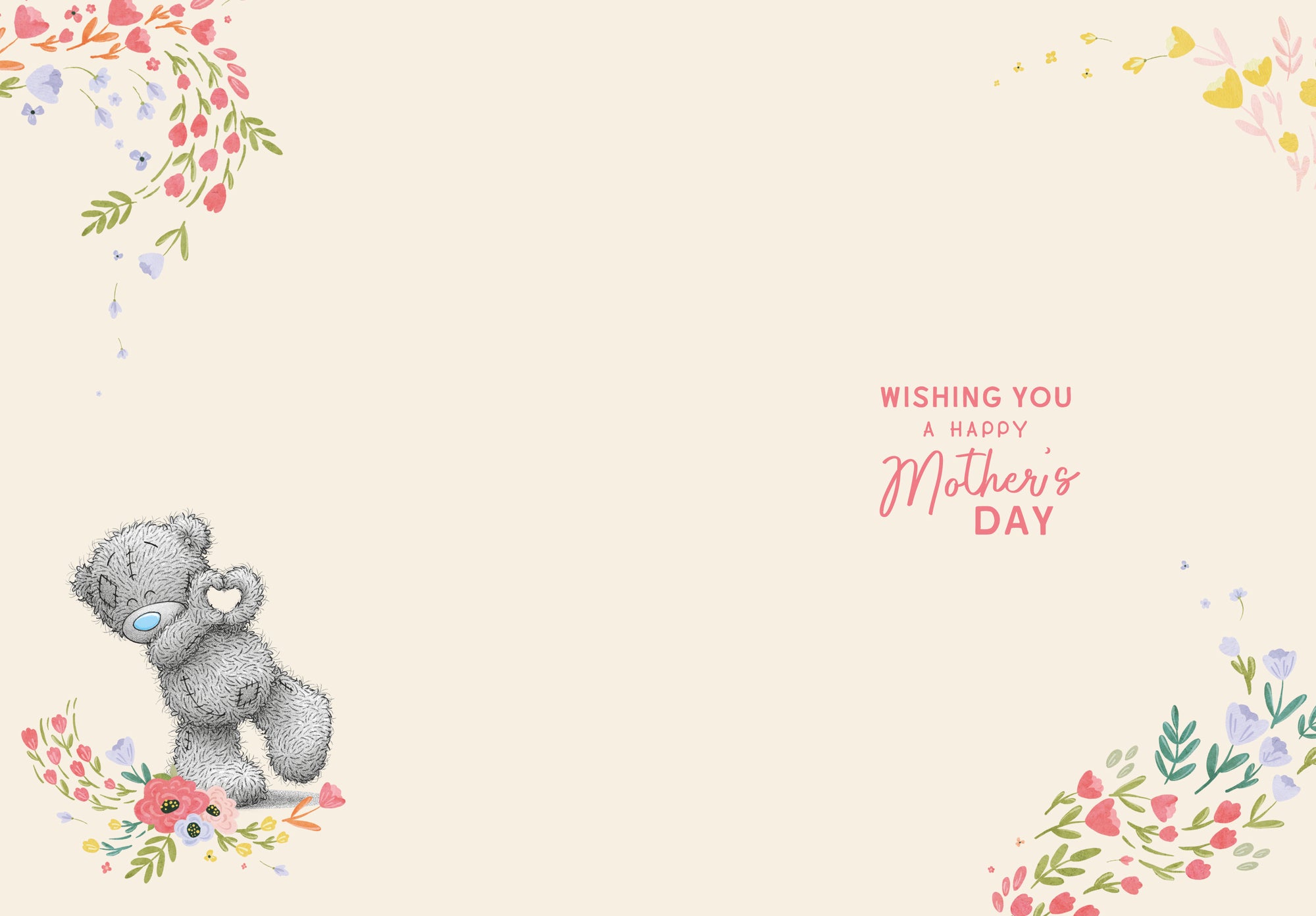 Me to You Tatty Teddy 'To A Special Great Nan' Luxury Gold Foil Mother's Day Card, 5 X 7 Inches - Official Collection